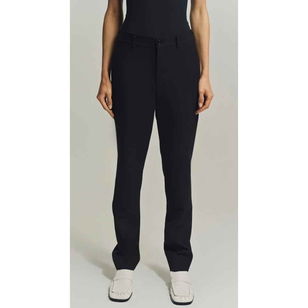 Comme des Garcons Straight Leg Wool Trousers Size Medium Color Black - Picture 2 of 11